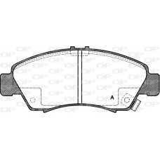 BPA0419.02 OPEN PARTS Комплект гальмівних колодок дисковий гальм