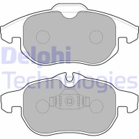 LP1723 DELPHI Комплект гальмівних колодок дисковий гальм