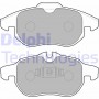 LP1723 DELPHI Комплект гальмівних колодок дисковий гальм