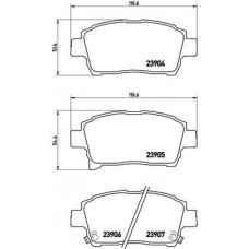 P 83 103 BREMBO КомплеК т гальмівних колодок, дискове гальмо