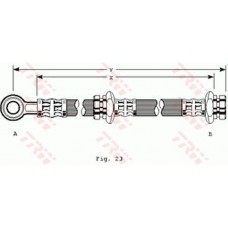 PHD114 TRW Гальмівний шланг