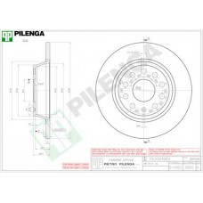 5855 PILENGA Гальмівний диск