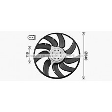 AI7527 AVA QUALITY COOLING Вентилятор охолодження двигуна
