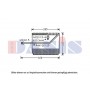 820361N AKS DASIS Випарник кондиціонера