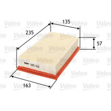 585152 VALEO Повітряний фільтр