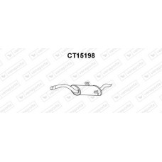 CT15198 VENEPORTE Глушник вихлопних газів кінцевий