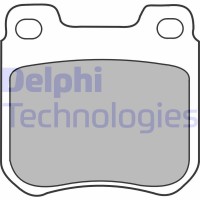LP1441 DELPHI КомплеК т гальмівних колодок, дискове гальмо