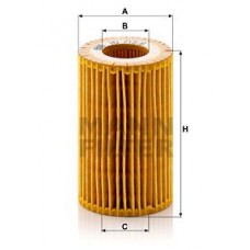 HU 715/6 x MANN-FILTER Масляний фільтр