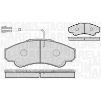 363916060187 MAGNETI MARELLI Комплект гальмівних колодок дисковий гальм