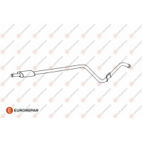 E12802C EUROREPAR Предглушник вихлопних газів