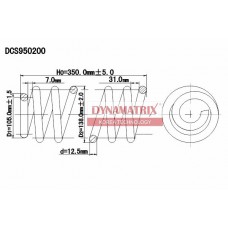 DCS950200 DYNAMATRIX Пружина ходової частини