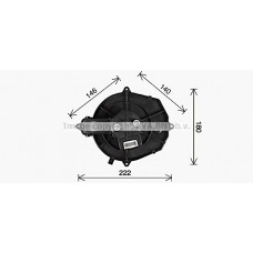 CN8335 AVA QUALITY COOLING Вентилятор салону