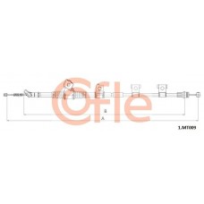 1.MT009 COFLE Тросик, cтояночный тормоз