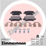 24086.155.2 ZIMMERMANN КомплеК т гальмівних колодок, дискове гальмо