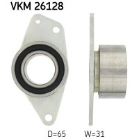 VKM 26128 SKF Паразитный / Ведущий ролик, Зубчастий ремінь