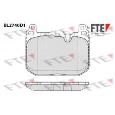 BL2740D1 FTE КомплеК т гальмівних колодок, дискове гальмо