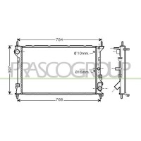 FD930R003 PRASCO Радіатор охолодження двигуна