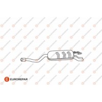 E12886N EUROREPAR Глушник вихлопних газів кінцевий
