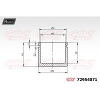 72954071 MAXTECH Поршень корпус скоби гальма
