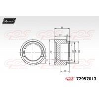 72957013 MAXTECH Поршень корпус скоби гальма