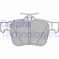 LP2697 DELPHI КомплеК т гальмівних колодок, дискове гальмо
