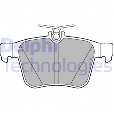 LP2697 DELPHI КомплеК т гальмівних колодок, дискове гальмо