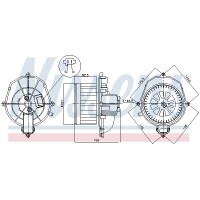 87518 NISSENS Вентилятор салону