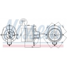87518 NISSENS Вентилятор салону