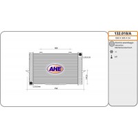 132.018/A AHE Радіатор охолодження двигуна