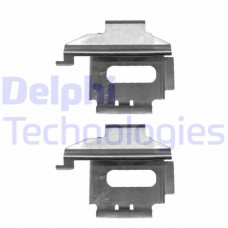 LX0369 DELPHI Комплектуючі колодки дискового гальма
