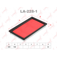 LA-228-1 LYNXauto Повітряний фільтр