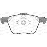 BPA1070.00 OPEN PARTS Комплект гальмівних колодок дисковий гальм
