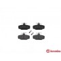 P 24 018 BREMBO Комплект гальмівних колодок дисковий гальм