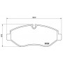 P A6 026 BREMBO Комплект гальмівних колодок дисковий гальм