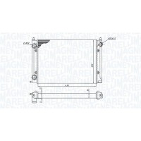 350213187400 MAGNETI MARELLI Радіатор охолодження двигуна