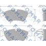 FO 672581 FOMAR Friction Комплект гальмівних колодок дисковий гальм