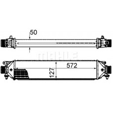 CI 427 000S MAHLE Интеркулер