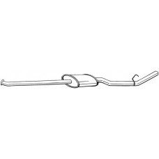 284-079 BOSAL Середній глушник вихлопних газів