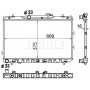 CR 1897 000S MAHLE Радіатор охолодження двигуна