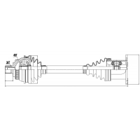 NPW-VW-037 NTY Привідний вал