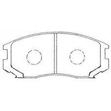 FP0602 FIT Комплект гальмівних колодок дисковий гальм