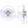 BG9025RS DELPHI Гальмівний диск