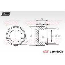 72946005 MAXTECH Поршень корпус скоби гальма