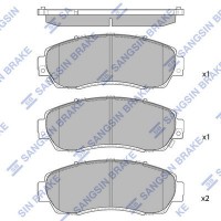 SP4282 Hi-Q Комплект гальмівних колодок дисковий гальм
