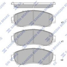 SP4282 Hi-Q Комплект гальмівних колодок дисковий гальм