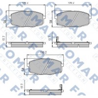 FO 912181 FOMAR Friction КомплеК т гальмівних колодок, дискове гальмо