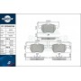 RT 2PD09780 ROTINGER Комплект гальмівних колодок дисковий гальм