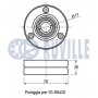 541090 RUVILLE Паразитный / ведущий ролик, поликлиновой ремень
