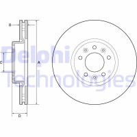 BG4805C DELPHI Гальмівний диск