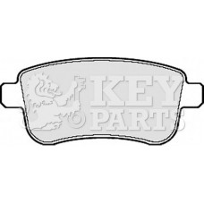 KBP2124 KEY PARTS Комплект гальмівних колодок дисковий гальм